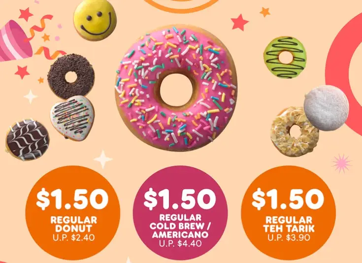 Dunkin Donuts Menu