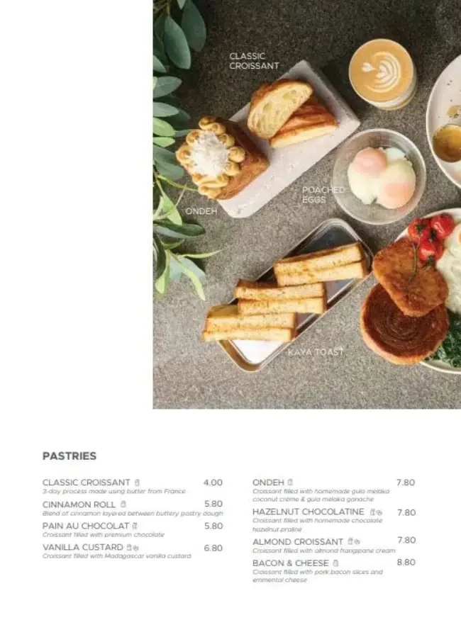 Equate Coffee Menu Singapore