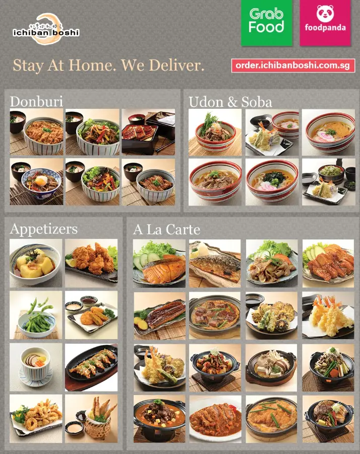 Ichiban Boshi Menu