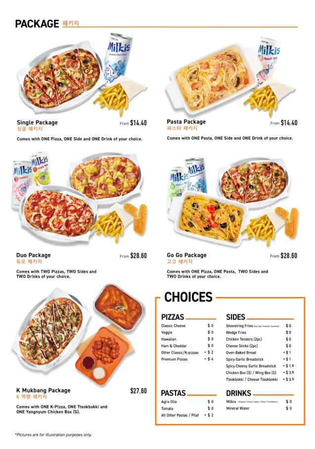 GOPIZZA Menu